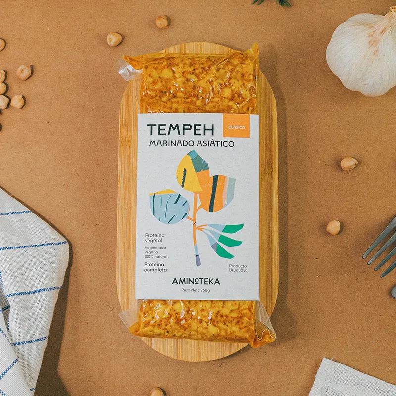 Tempeh Marinado Asiático