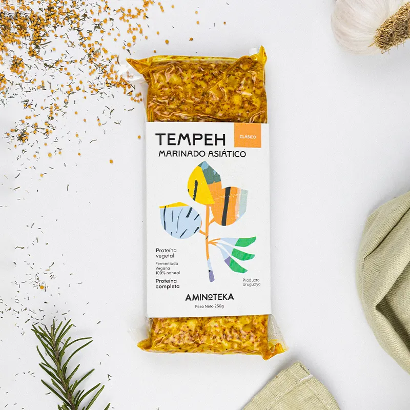 Tempeh Marinado Asiático
