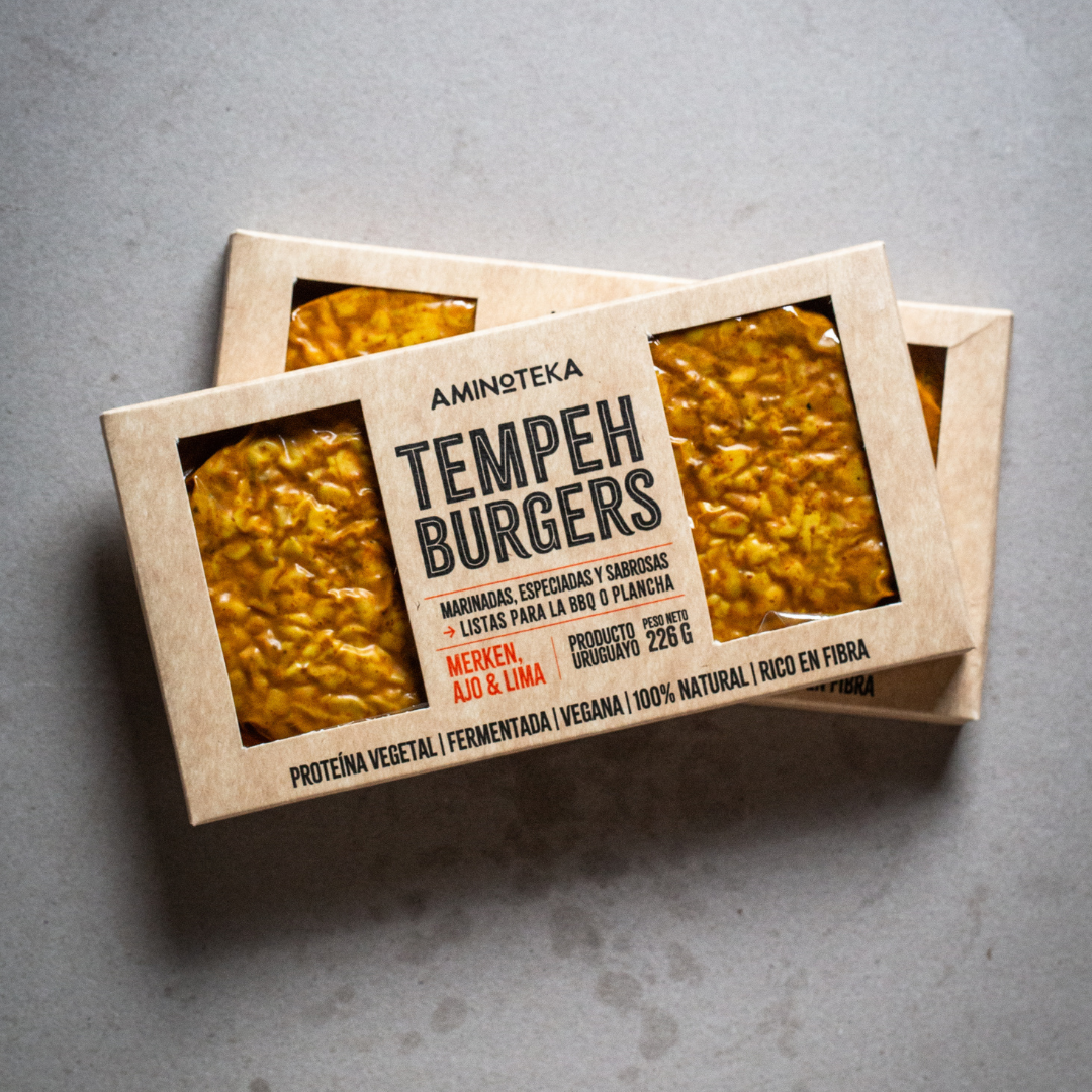 Tempeh Burgers - Merken, ajo, lima
